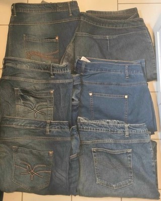 17 Stück Damen Jeans Hosen Gr. 54 teildefekt/defekt plus 4 weitere Hosen