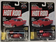 Set 2-1997 RACING CHAMPIONS DieCast 1:64 HOT ROD '32 Ford Coupe / Issue #21 & 22