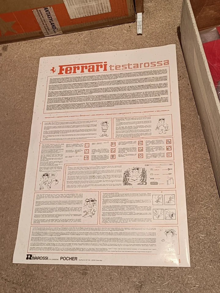 Pocher Rivarossi 1/8 Ferrari Testarossa ---"SENZA COPERCHIO"--- - Immagine 2 di 3