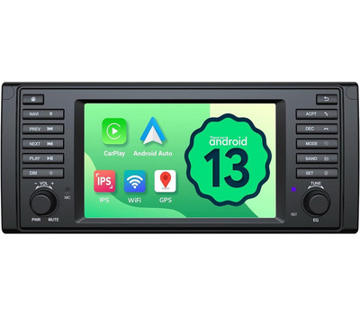 E39A13 Media 7'' Android 13 Car Stereo Radio GPS CarPlay For BMW E39 M5 Head Unit