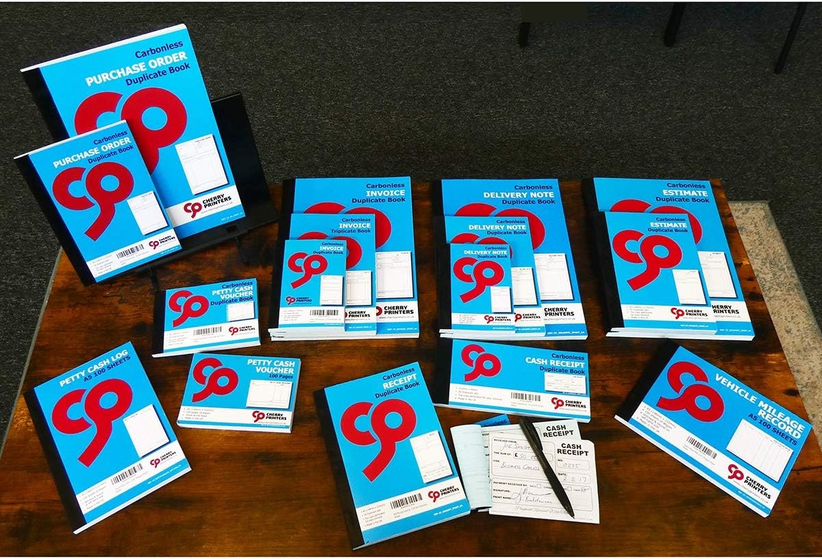 Carbon Copy Cherry Carbonless Receipt Book U2013 50 Duplicate