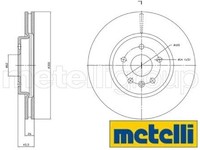 2X Bremsscheibe Metelli 23-1849C 2 Bremsscheiben Vorderachse Vorne FüR Opel