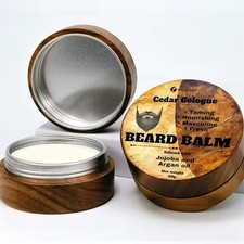Beard Balm for Men - Cologne Scented with Shea Butter, Jojoba and Argan Oil 50g