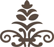 New - Lifestyles Crafts Quickutz Cutting Die - 4x4 - adornment 1 die