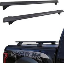 2 Pcs Roof Rack Cross Bars for Truck Bed Adjustable Truck Bed Racks Bars Work