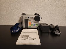 Sony Mavica MVC-FD75 Digital Camera - Black & Metallic Silver- TESTED Working