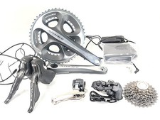 Gruppo Freno Cerchio Shimano Dura-Ace Di2 ST-7970 FC-7950 50-34T 170mm 2x10s Usato