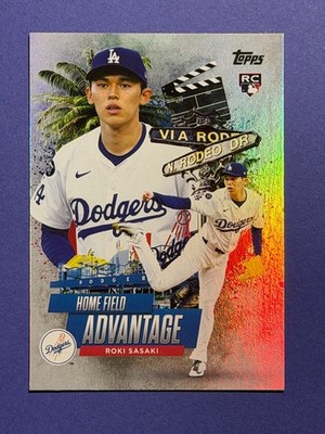 2025 Topps Update Roki Sasaki #HA-41 (RC) Home Field Advantage Case Hit SSP
