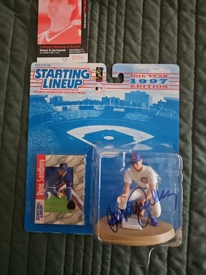 Ryne Sandberg Autographed Starting Lineup 1997