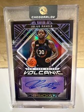 2020-21 Panini Obsidian Volcanic Auto - Julius Randle #VOL-JRA # /35