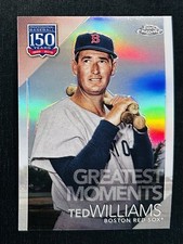Ted Williams 2019 Topps Chrome 150 Years Refractor Insert # 150C-12 Red Sox 🔥🔥