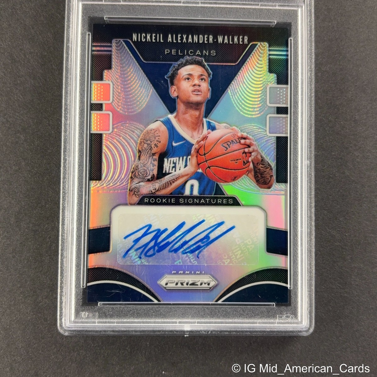 2019 Panini Prizm Nickeil Alexander-Walker Rookie Signatures