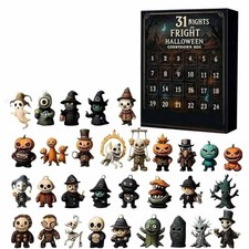 2026 Halloween Advent Calendar 31 Nights of Fright Halloween Countdown Box Gift