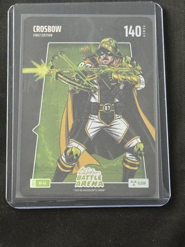 2025 Bo Jackson Battle Arena Update BATTLE FOIL GLOW # BF-65 Crosbow 140
