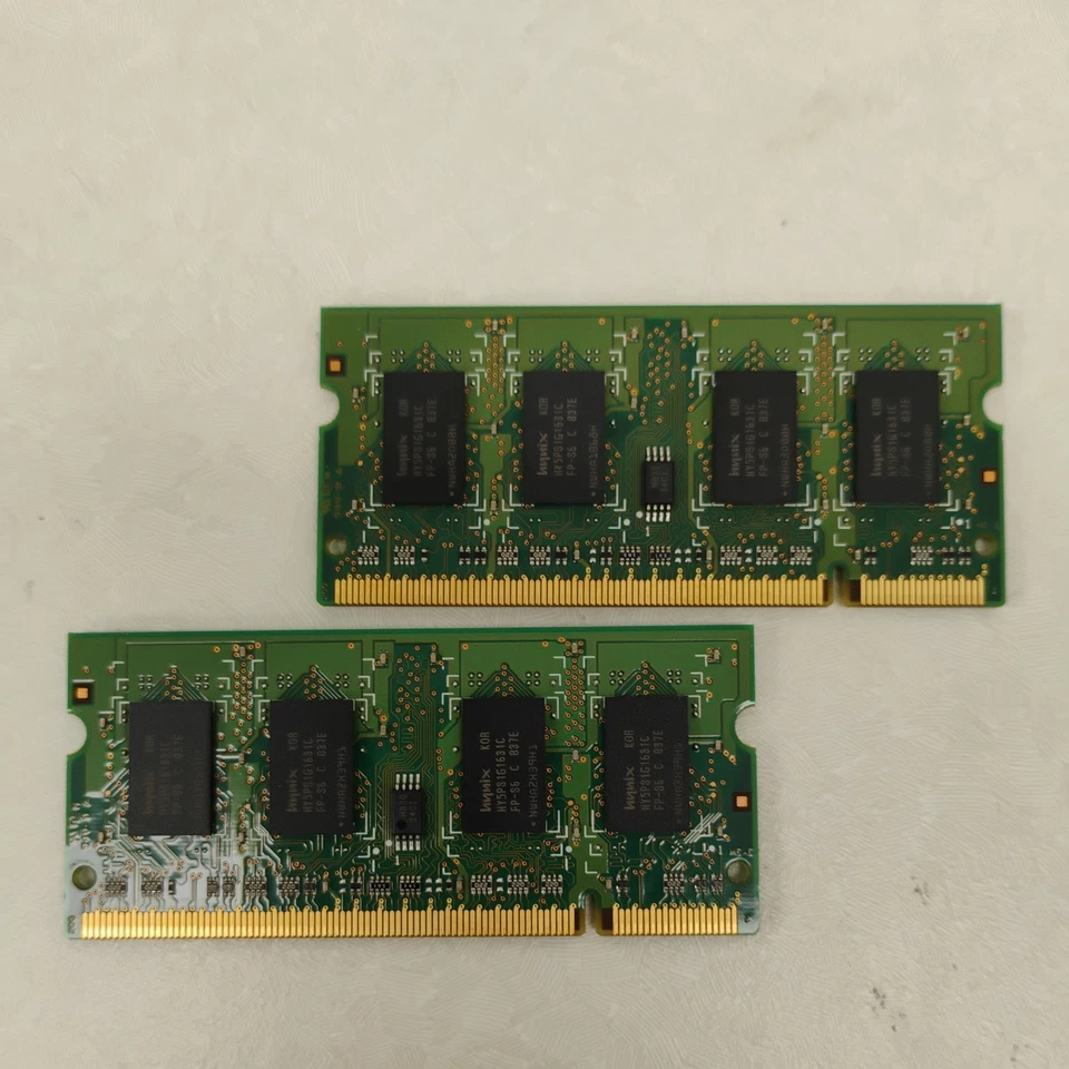 HYNIX Laptop 1GB DDR2 PC4200 RAM 2 X 512MB Sticks V000061770 Pair PC2-4200S-444 - Image 2 of 2