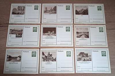 Postkarten Sammlung Bund 1961  s. Scan