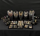 199 Pc Higher End Vintage Estate Costume Jewelry Lot Rhinestones & More Lot 789