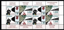 Slovenia 80-81 MNH Cept, as miniature sheet #JB441