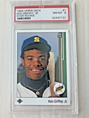 1989 Upper Deck # 1 Ken Griffey Jr. Seattle Mariners  PSA 8 Near Mint/Mint