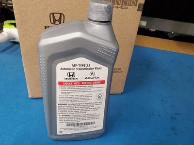 4 Quarts Genuine Honda Transmission Fluid ATF Type 3.1 OEM 08268