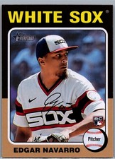 2024 Topps Heritage Edgar Navarro #362 Chicago White Sox