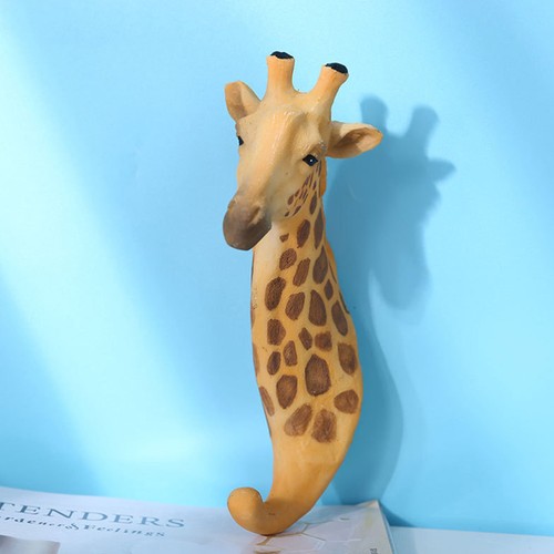 2 Piezas Gancho Jirafa Niño Animal Ganchos Decorativos Lindo Porta Llaves para Pared - Imagen 10 de 12