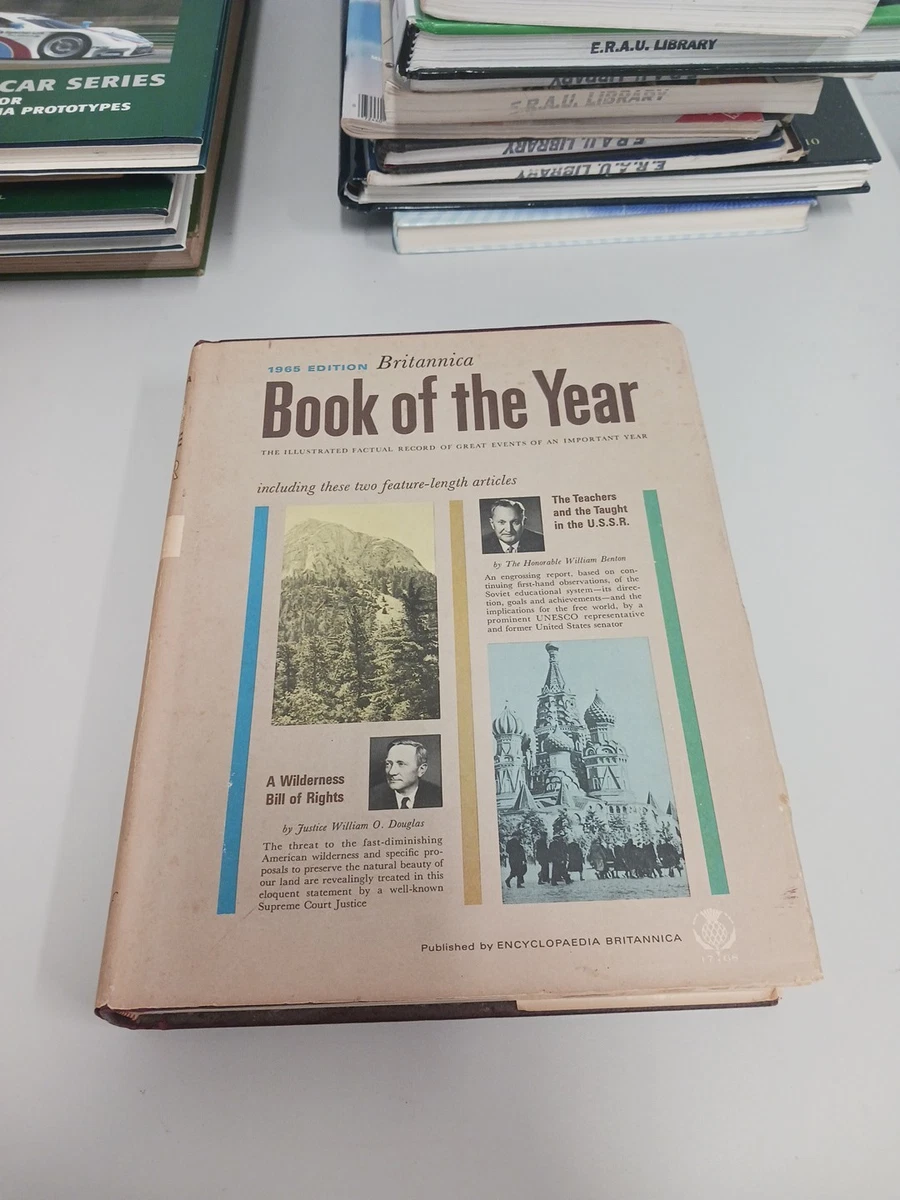 Britannica Book Of The Year In Antiquarian & Collectible Books for