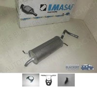 Imasaf ESD Auspuff Endtopf + Anbauteile für VW Polo 6R 1.0 2014-
