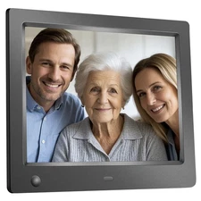 Digital Picture Frame 8 inch - Digital Photo Frame with Slideshow Electronic ...