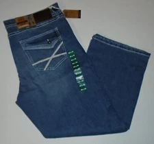 NWT MEN'S TK AXEL SLIM BOOT STRETCH MEDIUM BLUE JEANS Size: 40x30