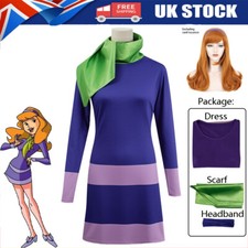Anime Scooby-Doo Daphne Blake Violet Tenue Cosplay Costume Carnival Party Suit