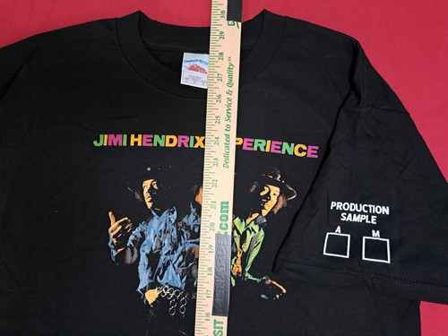 Jimi Hendrix NEW Black Shirt Size Large Classic Album Cover 2007 Screen Print - Foto 3 di 3