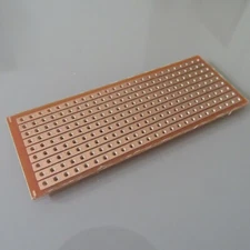 10pcs Stripboard 64x25mm Prototype paper uncut hole circuit veroboard Breadboard
