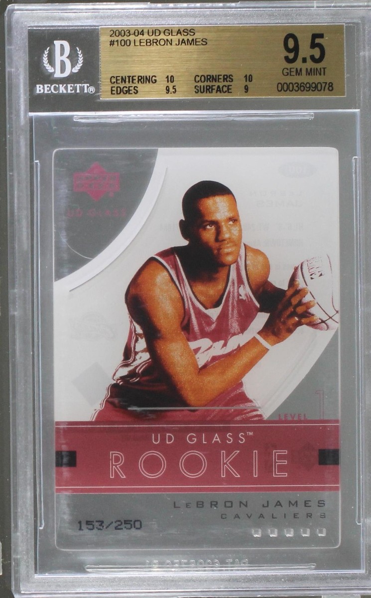 2003-04 UD Glass - LeBron James #100 for sale | eBay