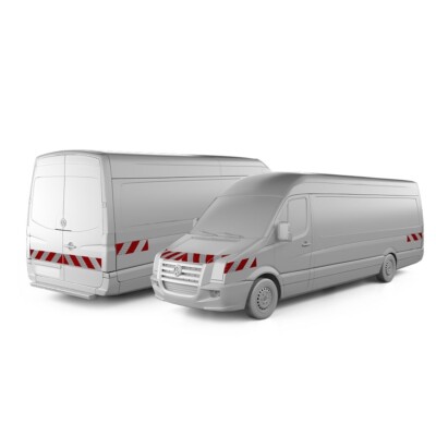 reflecto Kfz-Warnmarkierung passgenau für VW Crafter Baujahr 2011 - 2017