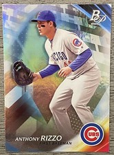 2017 Bowman Platinum #20 Anthony Rizzo Chicago Cubs