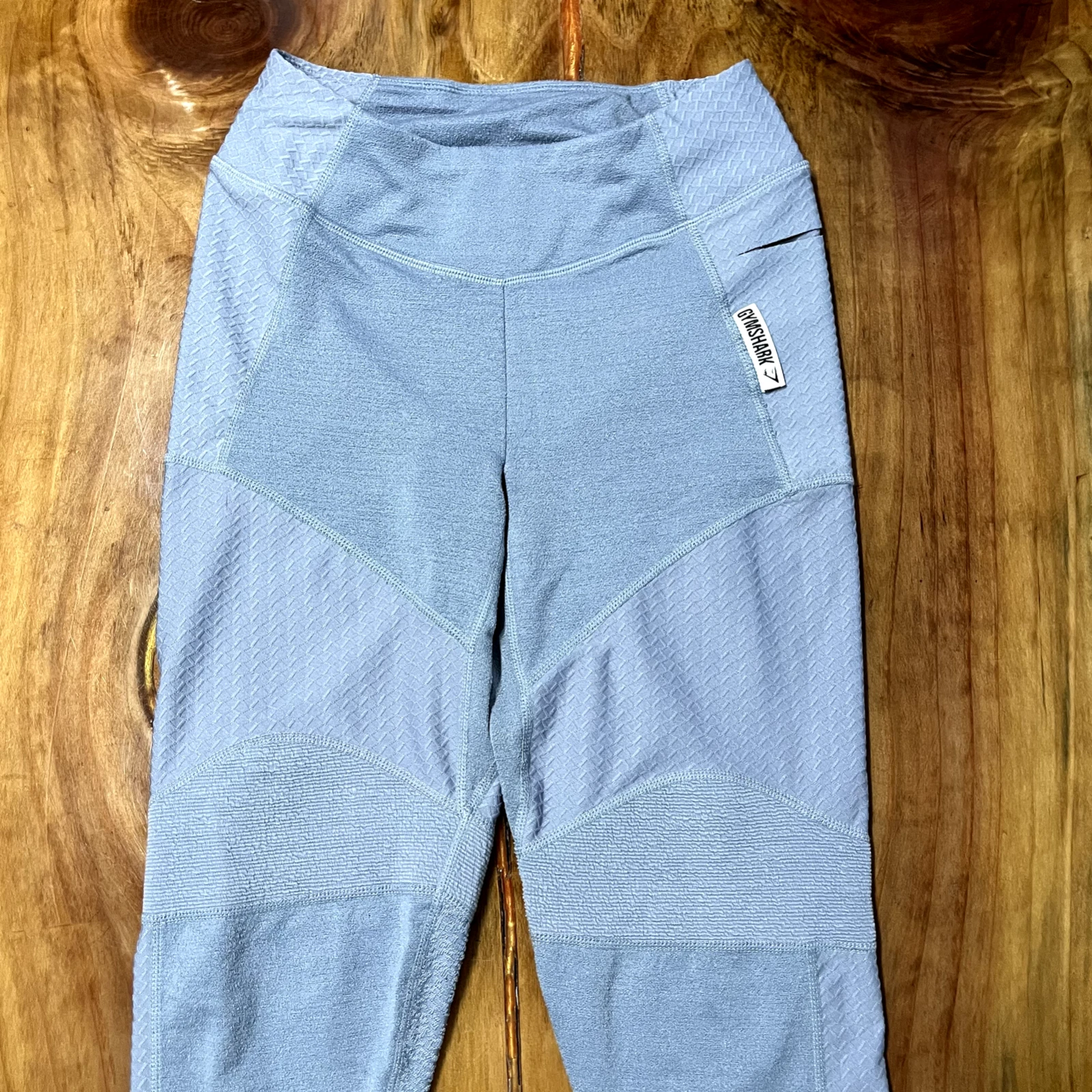 gymshark 7/8 length small pocket athletic yoga leggings