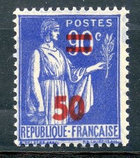 STAMP / TIMBRE DE FRANCE NEUF N° 482 ** TYPE PAIX SURCHARGEE