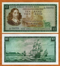 South Africa, 10 Rand ND (1967-1974) P-113b UNC