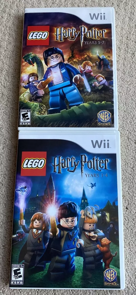 LEGO Harry Potter Years 1-4 and Years 5-7 (Nintendo Wii) With Manuals