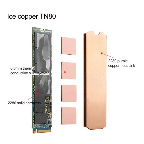 Ssd Heat Absorption Sheet Flexible Heatsink Kit with Thermal Adhesive Tape - Photo 4/14
