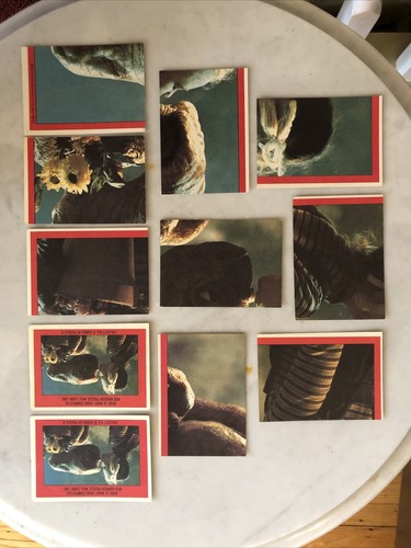 1982 Topps E.T. the Extra-Terrestrial Movie Complete 87-Card 11-Sticker Set - Picture 3 of 10