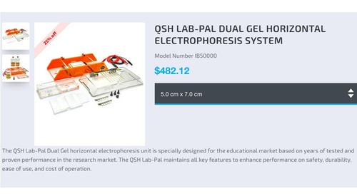 IBI International Biotechnologies QSH 50000 Gel Horizontal Electrophoresis Tank - 第 7/8 張圖片