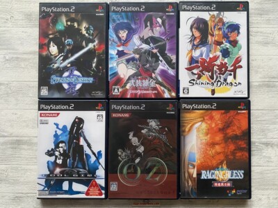 SONY PS2 Tensei & Busou Renkin & Ikkitousen & Cool Girl & Oz & Raging Bless set