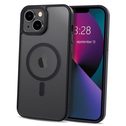 for Case Magnetic Phone Case [Compatible with MagSafe] Soft iPhone 13 Black