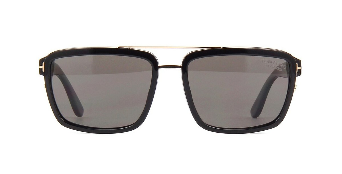 サングラス TOM FORD Tom Ford - FT1223 5801E - 01E (FT1223 5801E 01E) Tom Ford ANDERS FT 0780 Shiny Black/Grey Polarized (01D