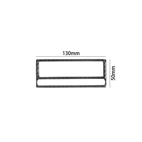 For Mitsubishi Outlander Carbon Fiber Regular Radio LCD Inner Frame Cover Trim - Picture 2 of 12
