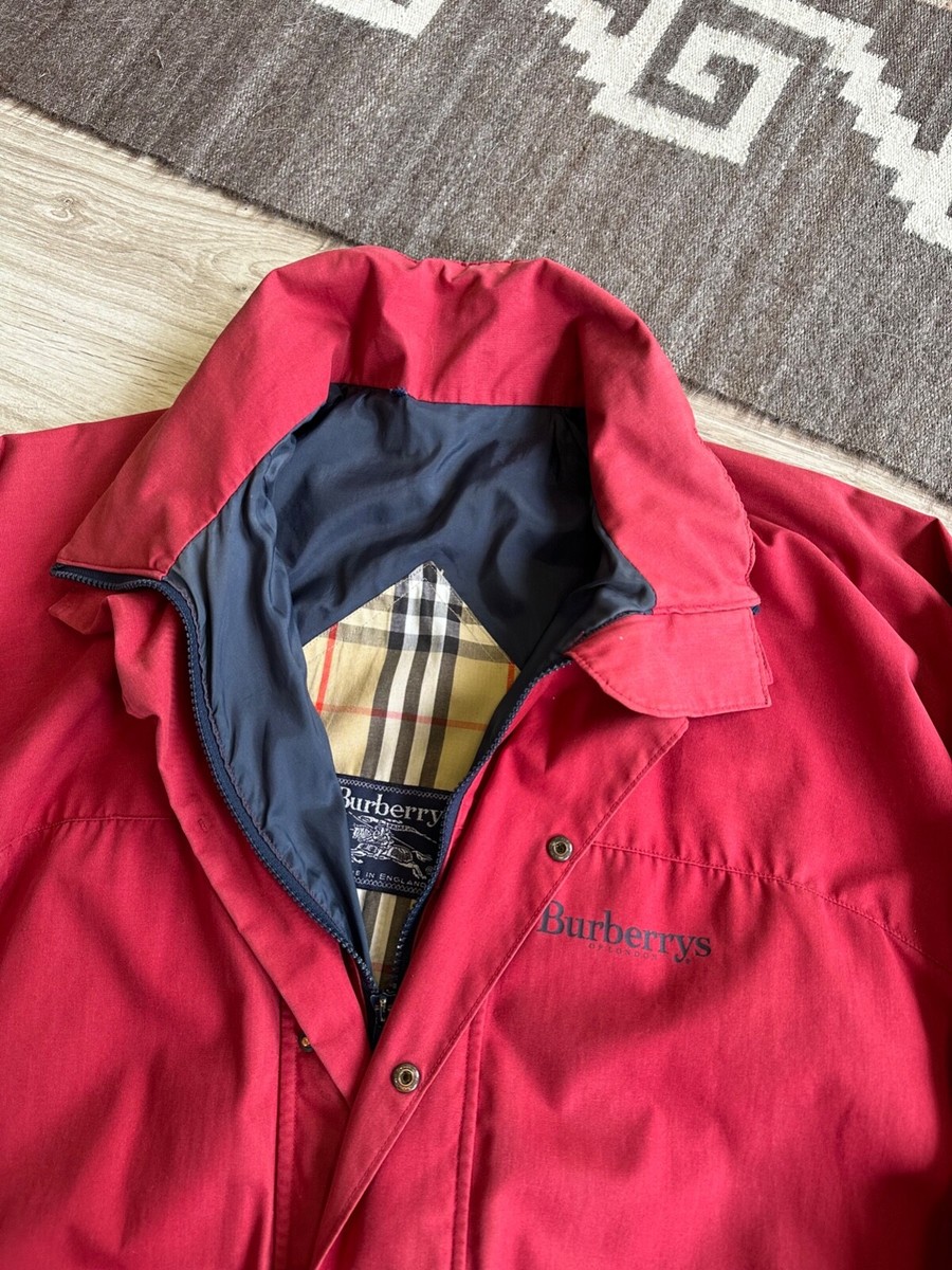 70s-80s Spain製 Burberrys viscose jacket VINTAGE BURBERRY 80s Bomber Jacket Winter blouson Nova Check