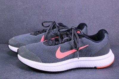 Nike Sneaker Runallday Damen Trainingsschuhe Gr. 40 grau schwarz koralle CH1-285