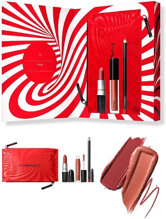 MAC Best-Kept Secret Lip Kit In Neutral,LIMITED EDITION FULL SIZE NEW WITH BOX